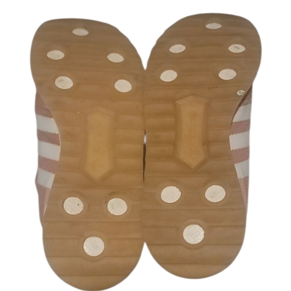 Adidas Womens Flashback Blush Pink Leather And Suede Running Shoes Size 7 - Picture 5 of 7